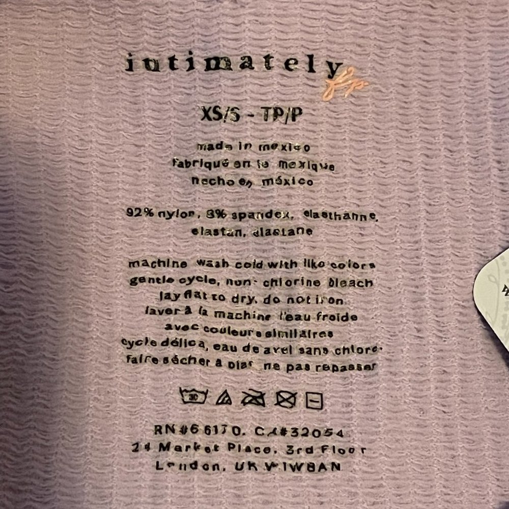 Intimately by Free People Mmkay Seamless Tank Top  XS/S - Picture 5 of 5